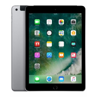 Apple iPad - 6. Generation (2018) - 128 GB - Wi-Fi - Space Grau - Normale Gebrauchsspuren